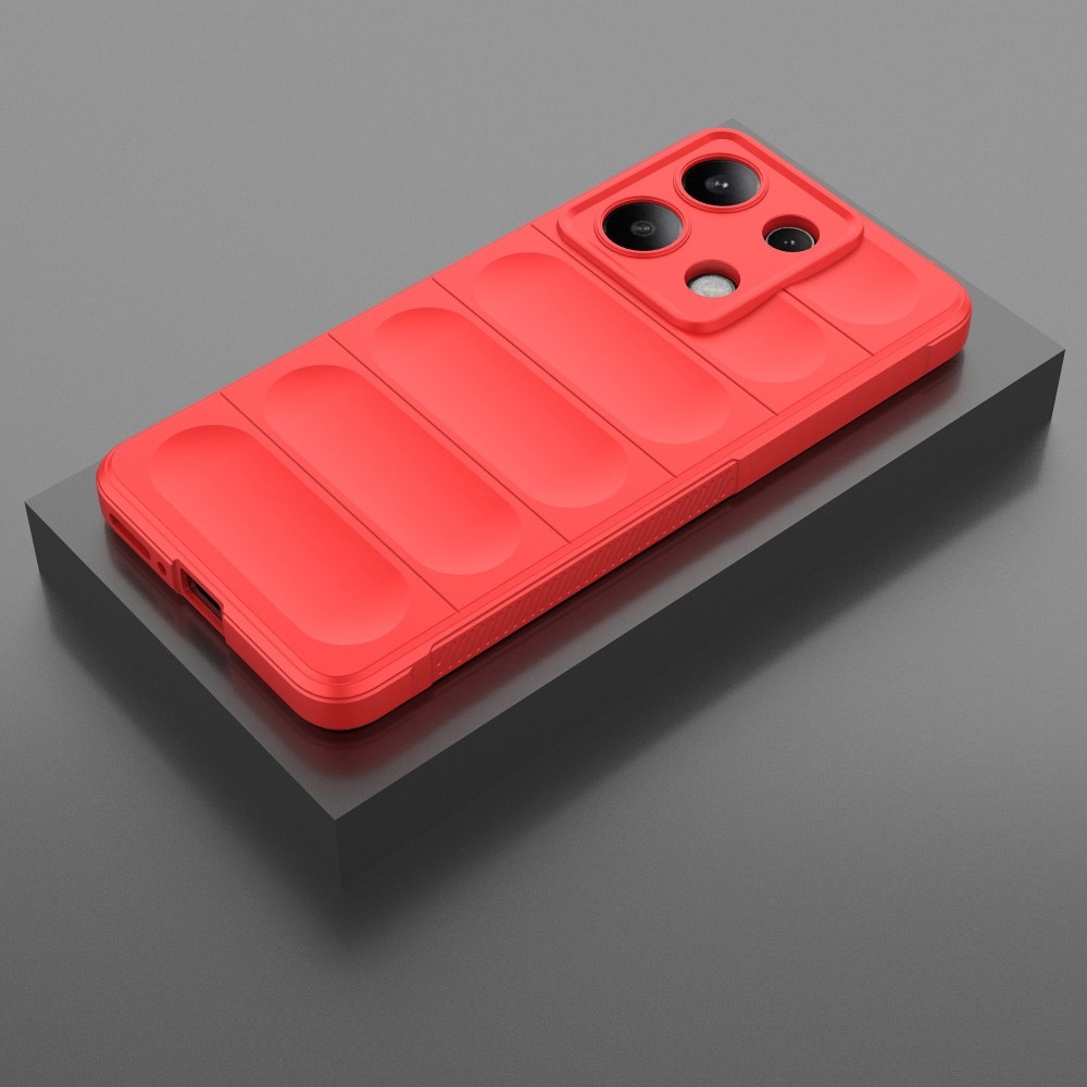Rugg tartós zselés tok Xiaomi Redmi Note 13-hoz - piros