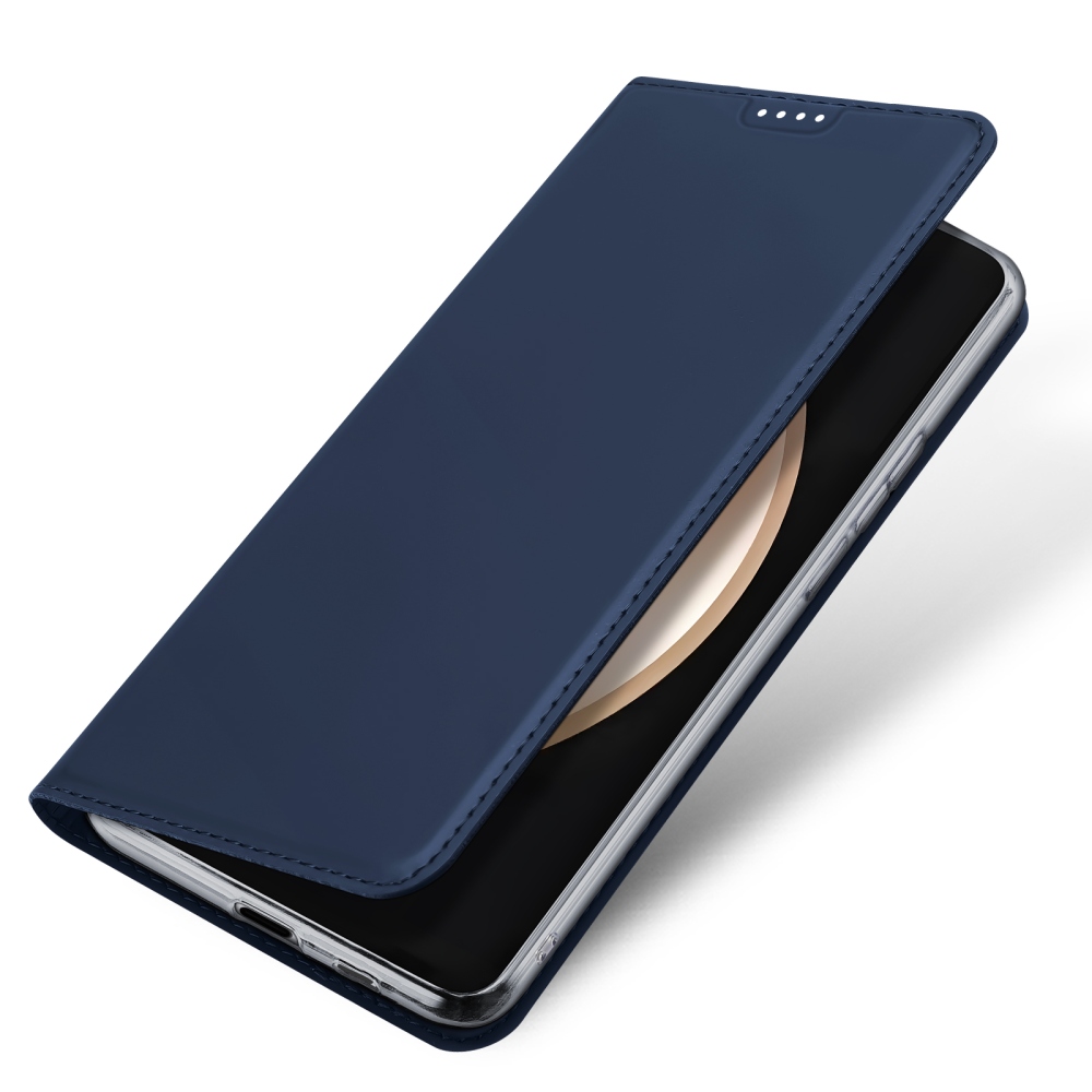 DUX könyvtáska Samsung Galaxy S25 FE készülékhez - sötétkék