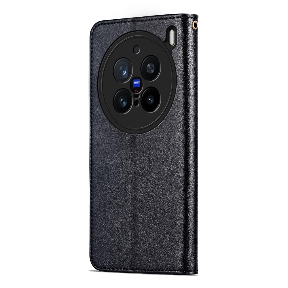 AZNS könyv tok a Vivo X200 Pro 5G készülékhez - fekete