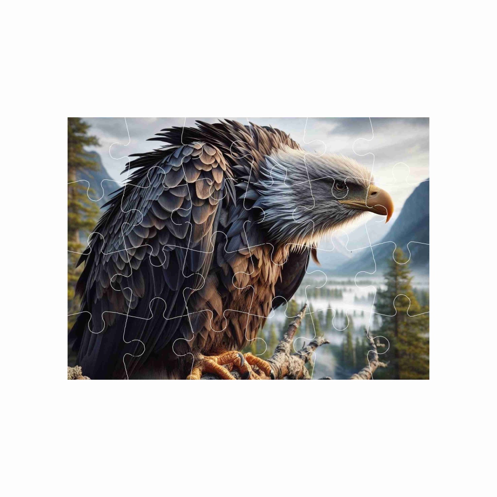 Puzzle 18x13cm (24 darab) képpel - sas