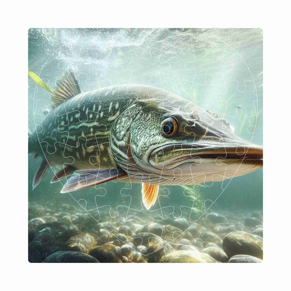 Szív alakú puzzle 19x18cm (76 darab), képpel - csuka