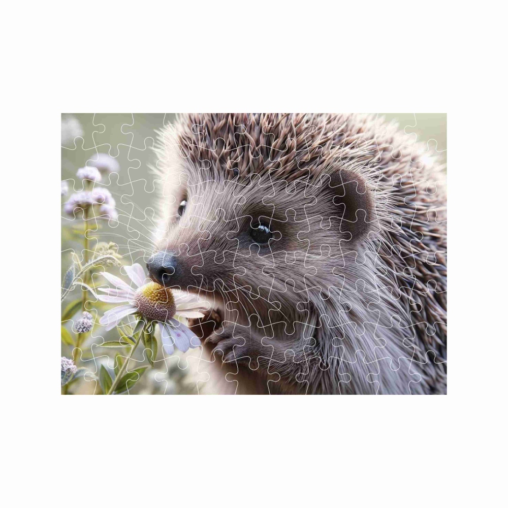 Puzzle 27x19,5cm (88 darab) képpel - sündisznó