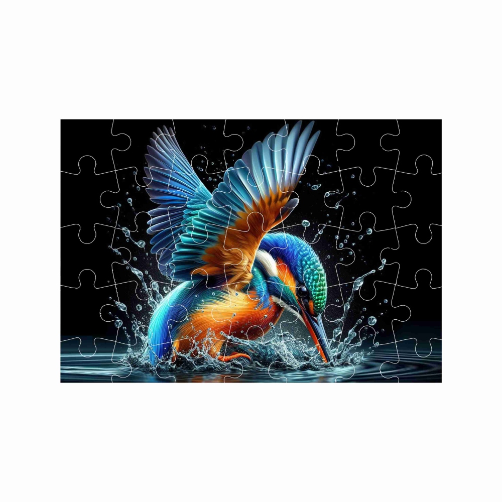 A4-es puzzle 29x20cm (40 darab) jéghegy képpel