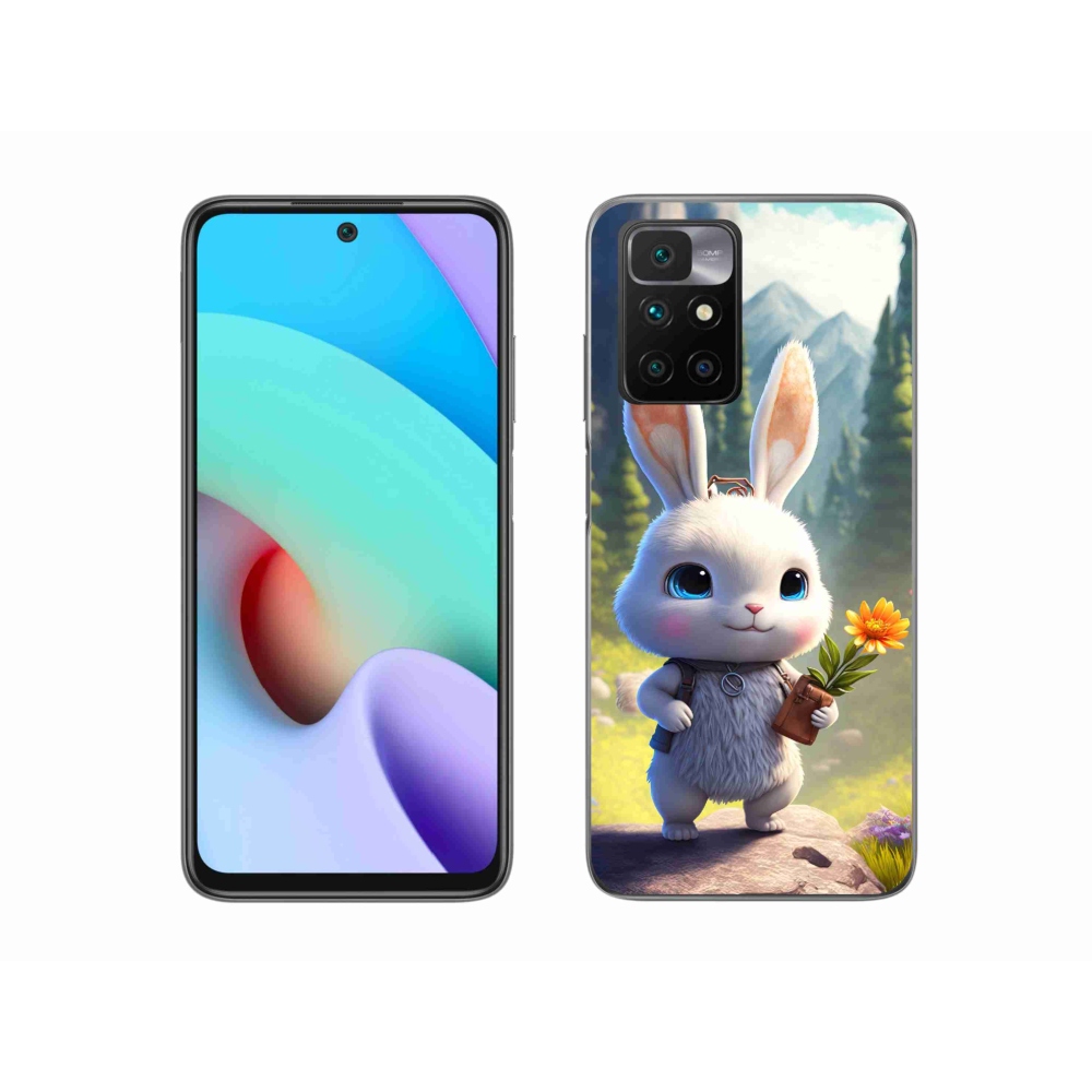Gél védőburkolat mmCase a Xiaomi Redmi 10/Redmi 10 (2022) - aranyos nyuszi
