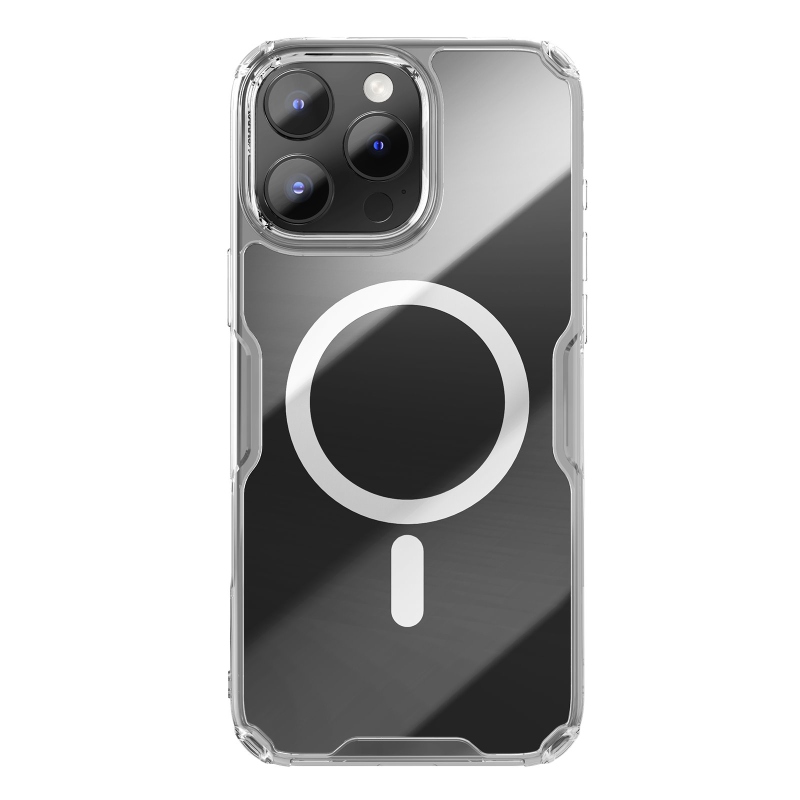 Nillkin Nature TPU PRO mágneses borítás Apple iPhone 16 Pro Max készülékhez Átlátszó