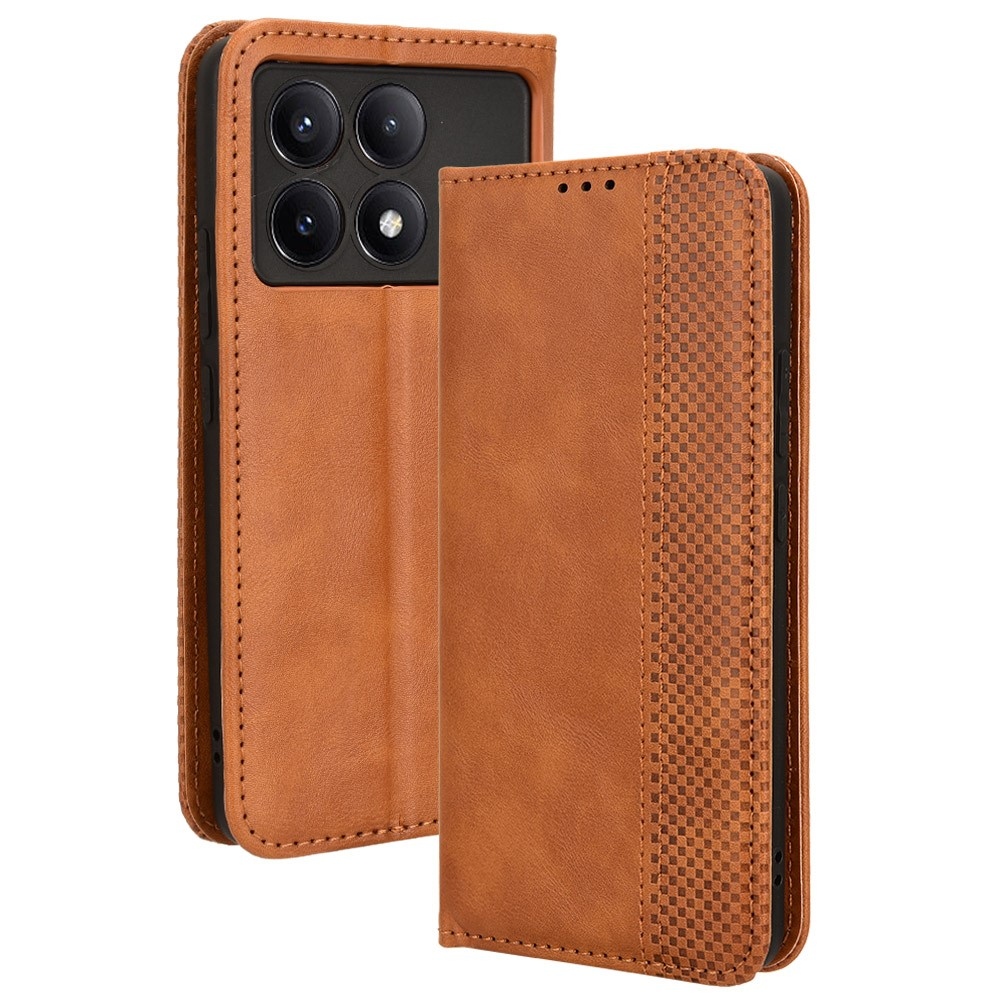 Vintage könyvtáska Xiaomi Poco X6 Pro 5G - barna
