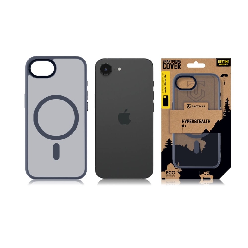 Taktikai MagForce Hyperstealth borító iPhone 16e készülékhez Mélykék