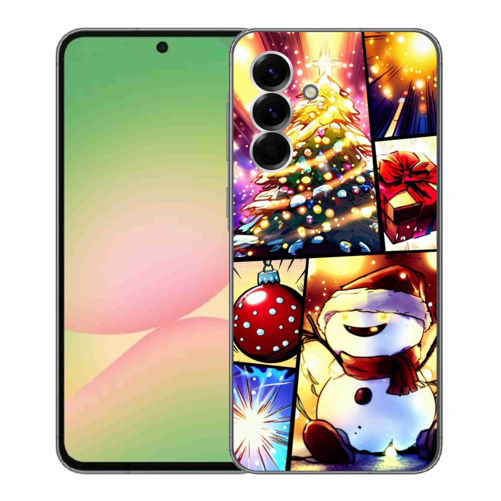 Gél borító mmCase Samsung Galaxy A56 5G - Karácsonyi motívumok 1