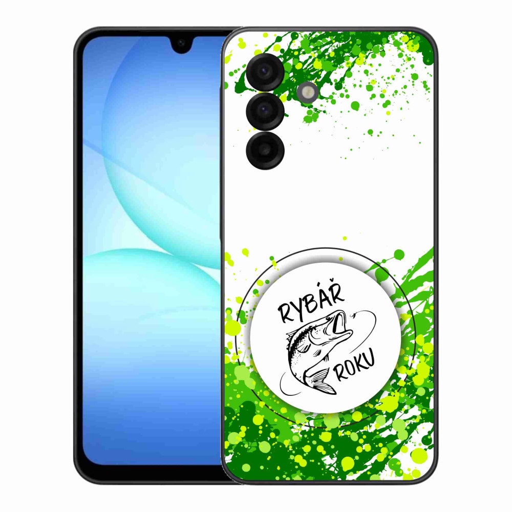 Gél borító mmCase Samsung Galaxy A17 5G - az év halászának fehér háttere
