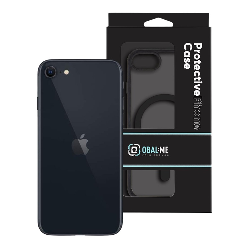 COVER:ME MagNetix Outline Cover for Apple iPhone 7/8/SE2020/SE2022 fekete
