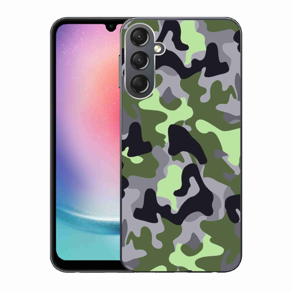Zselés borítás mmCase Samsung Galaxy A24 készülékhez - terepszínű minta 7