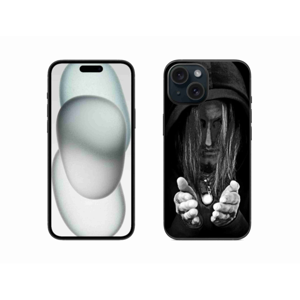 Gél borítás mmCase iPhone 15-hez - titokzatos személy