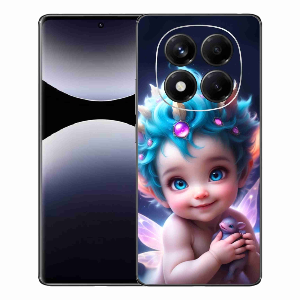 Gél borítás mmCase a Xiaomi Redmi Note 14 Pro számára - baba pillangószárnyakkal