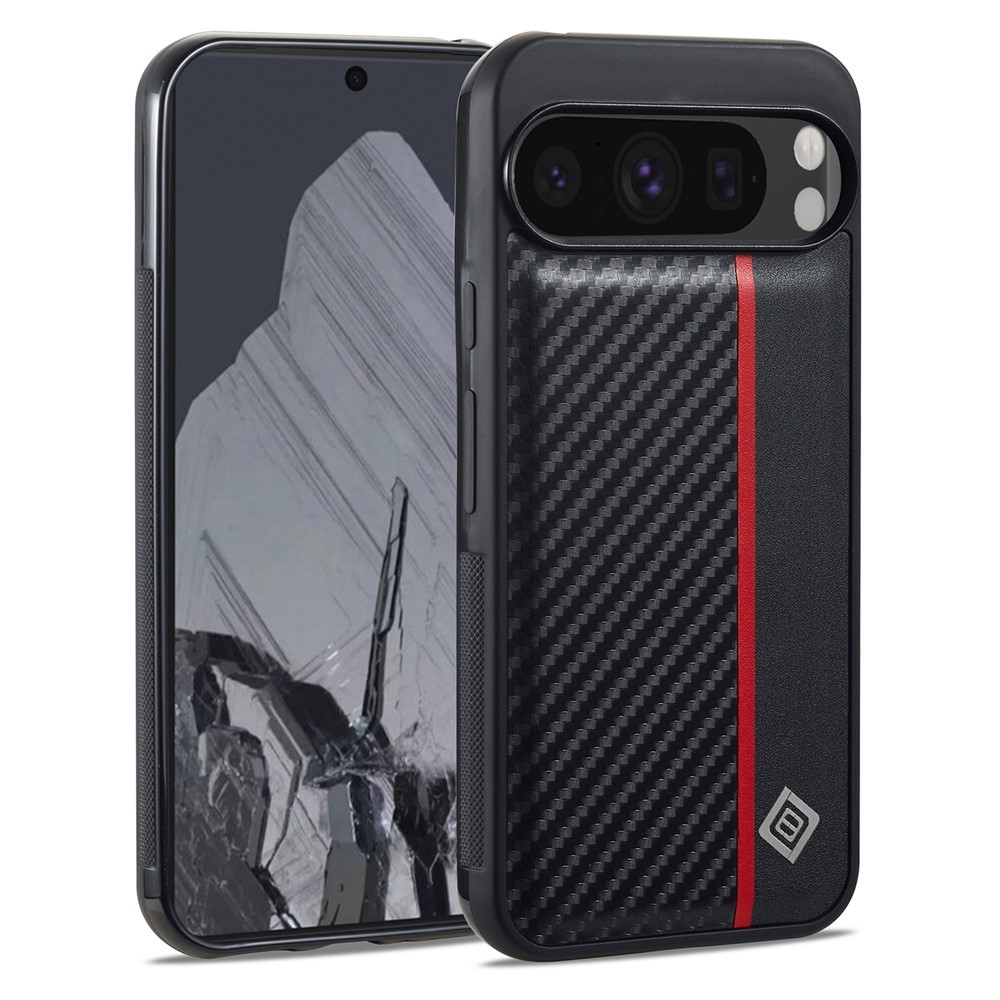 LC.IMEEKE tartós zselés tok Google Pixel 10 Pro/Pixel 10 - fekete/piros