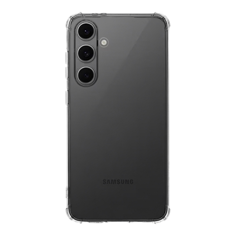 Taktikai TPU Plyo borító Samsung Galaxy S24 FE átlátszóhoz