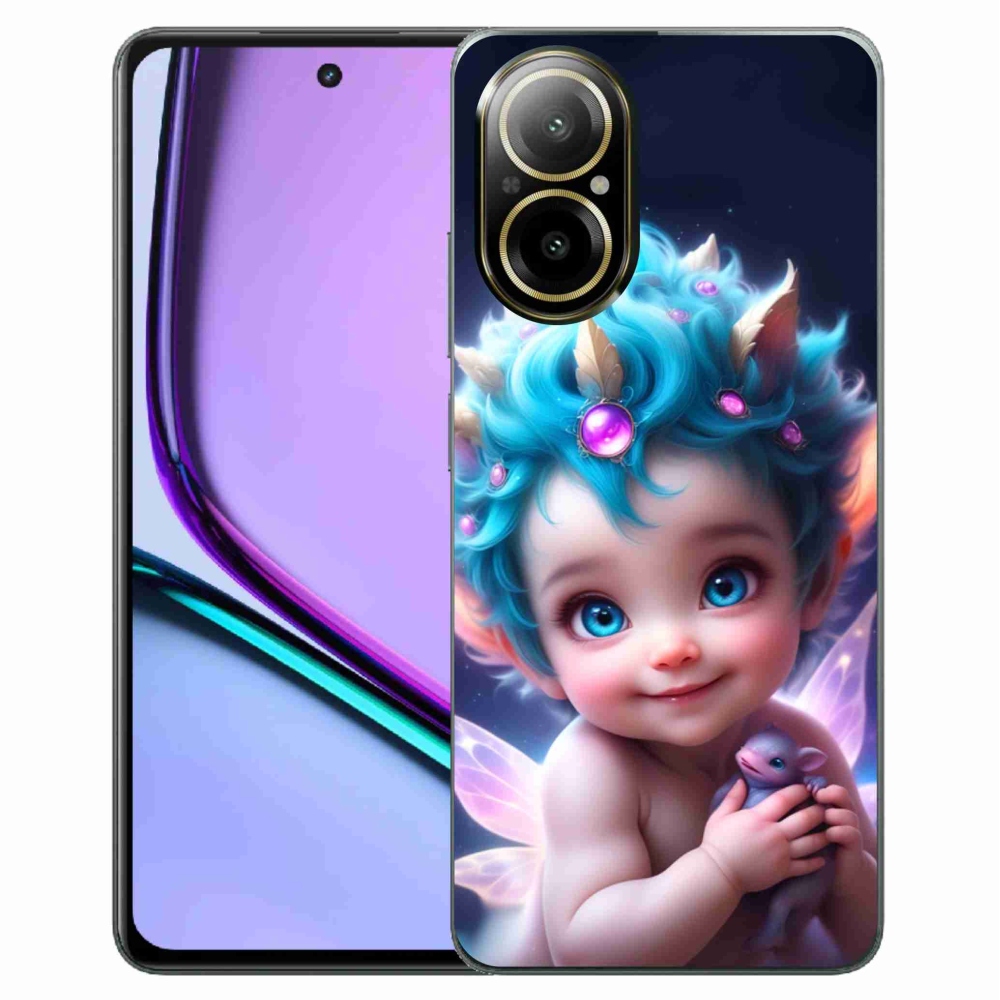 Gél borítás mmCase a Realme C67 készülékhez - baba pillangószárnyakkal