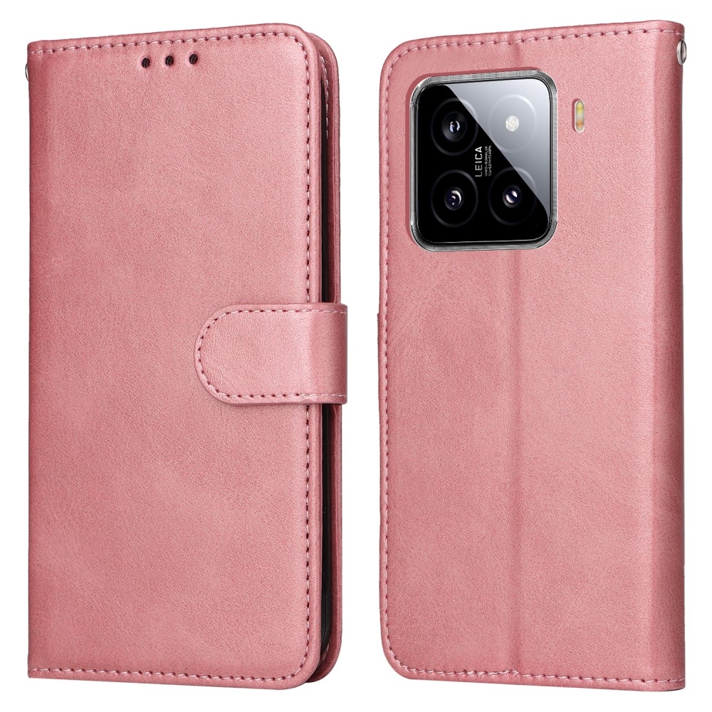 Vérrögök könyv tok Xiaomi 15 - rózsaszín