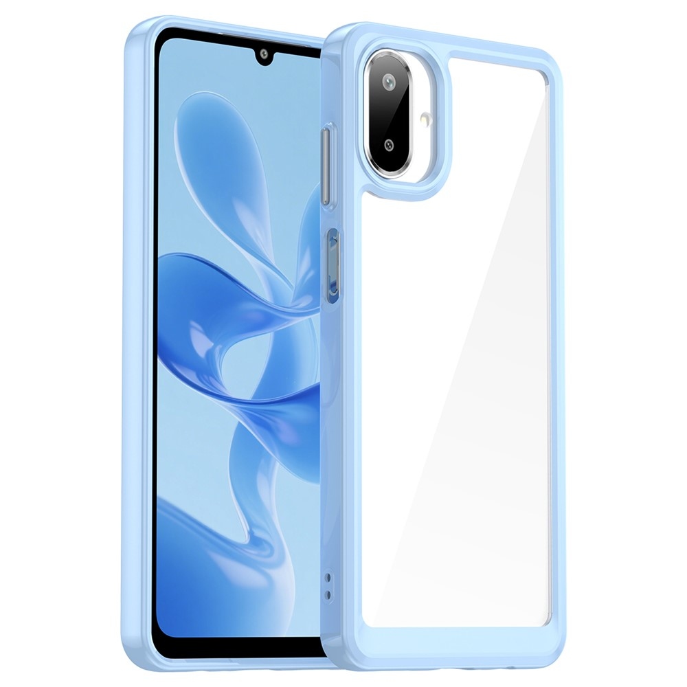 Gél tok kemény hátlappal a Samsung Galaxy A07 4G készülékre - kék