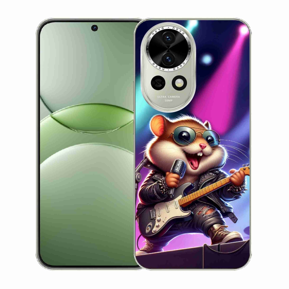 Gél borítás mmCase a Huawei Nova 13 5G-n - hörcsög hintalóval