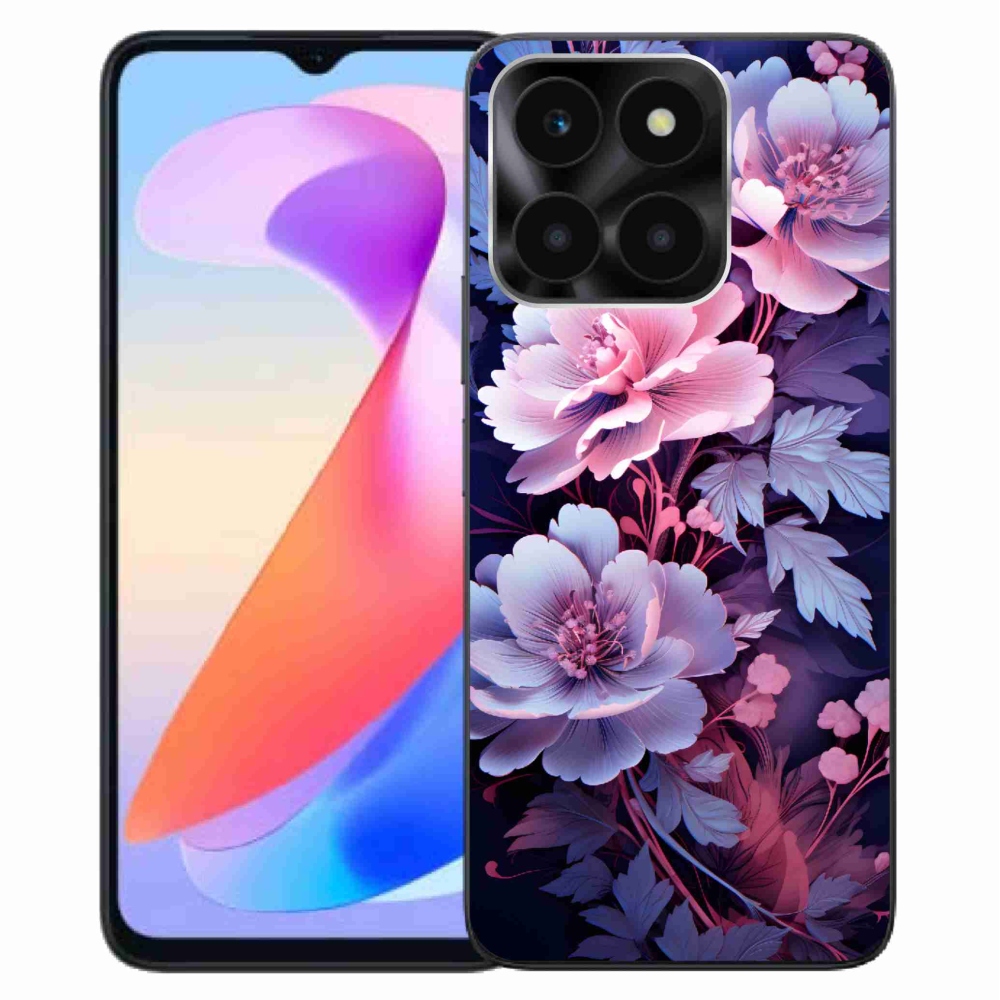 Zselés borítás mmCase a Honor X6a számára - virágok 11