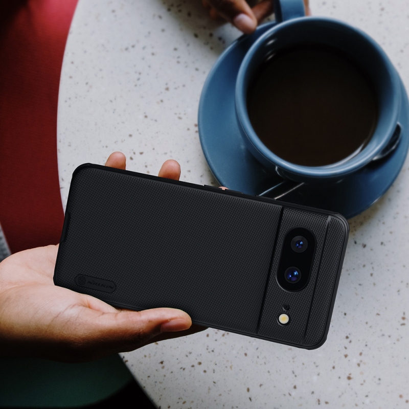 Nillkin Super Frosted PRO hátlap a Google Pixel 8-hoz Fekete