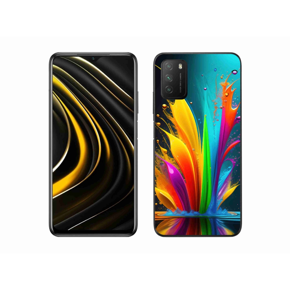 Gél borítás mmCase a Xiaomi Poco M3-hoz - absztrakt motívum 1
