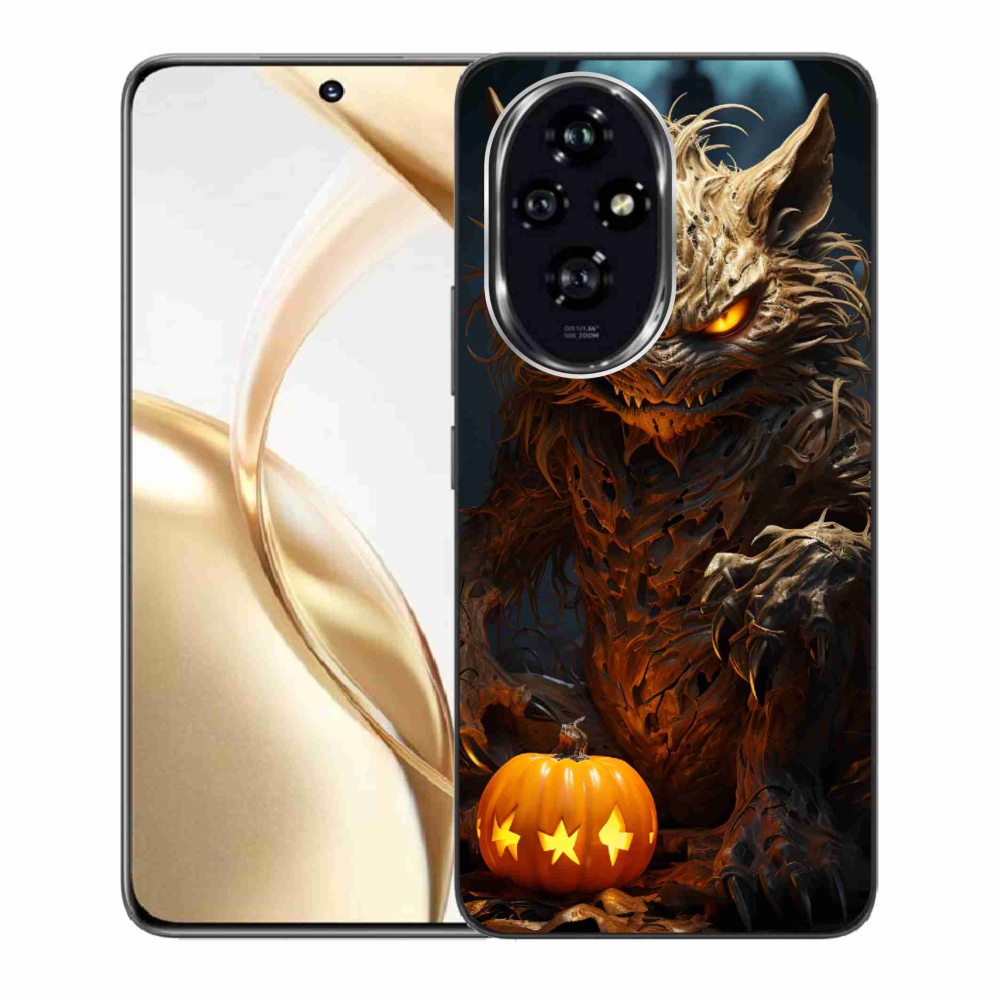 Zselés borító mmCase a Honor 200 5G számára - Halloween szörnyeteg