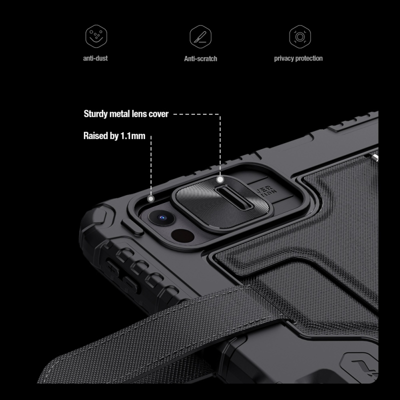 Nillkin Bumper GO billentyűzet tok (háttérvilágításos verzió) iPad Pro 11 2024 Fekete