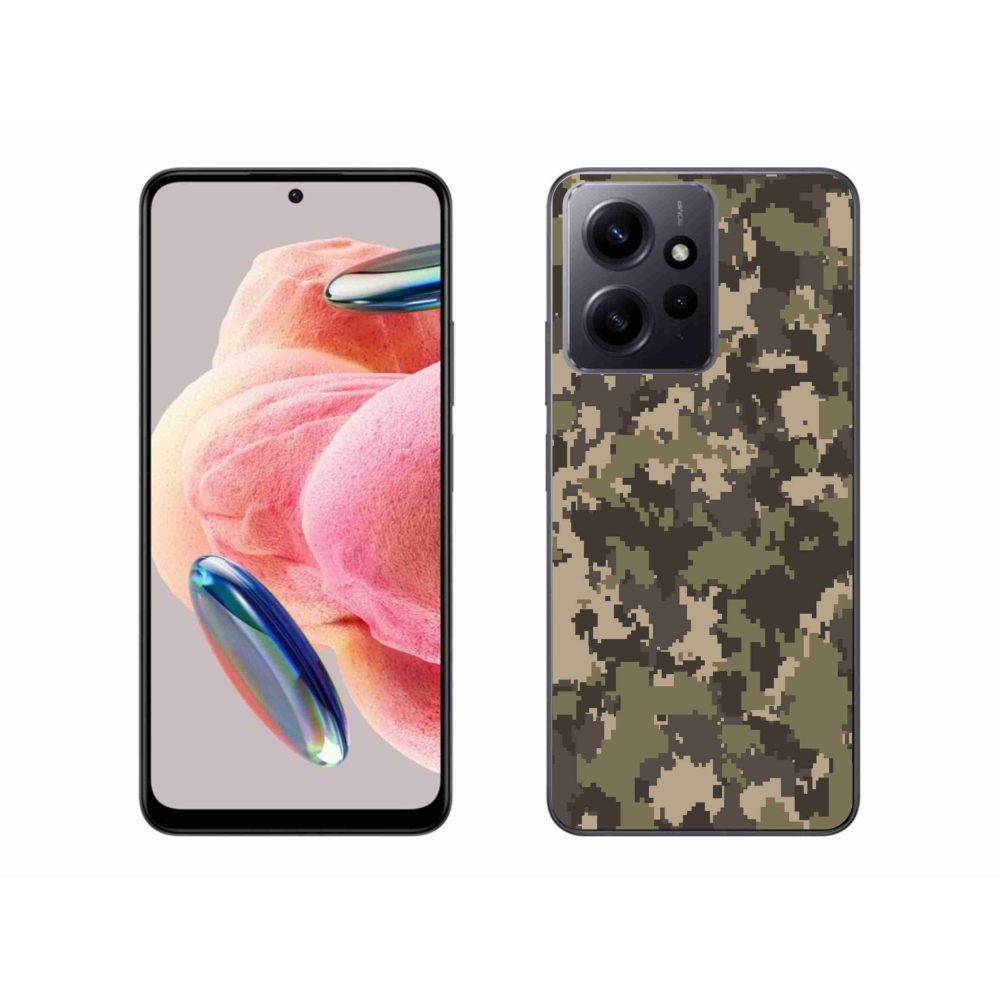 Gél borítás mmCase a Xiaomi Redmi Note 12 4G-hez - terepszínű minta 12