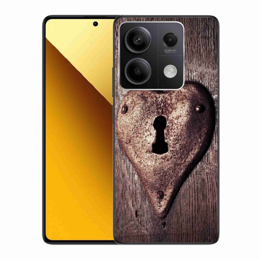 Gél borítás mmCase a Xiaomi Redmi Note 13 5G-hez - szív alakú zárral