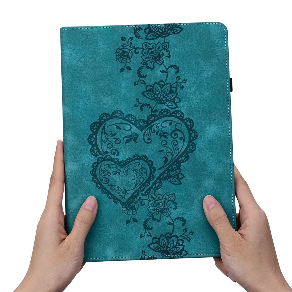 Szív záródású tok Xiaomi Redmi Pad SE 8.7 tablethez - zöld