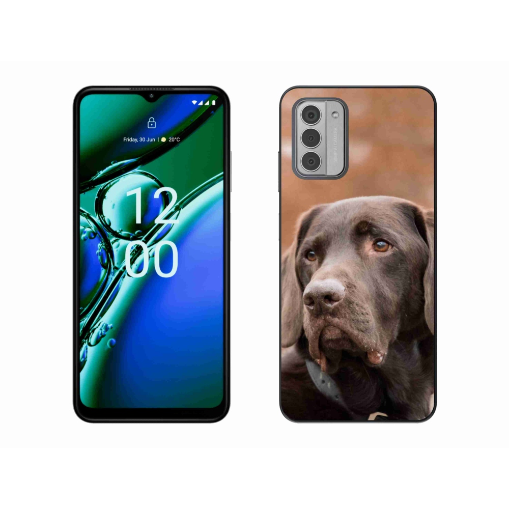 Gél tok mmCase a Nokia G42 készülékhez - barna labrador
