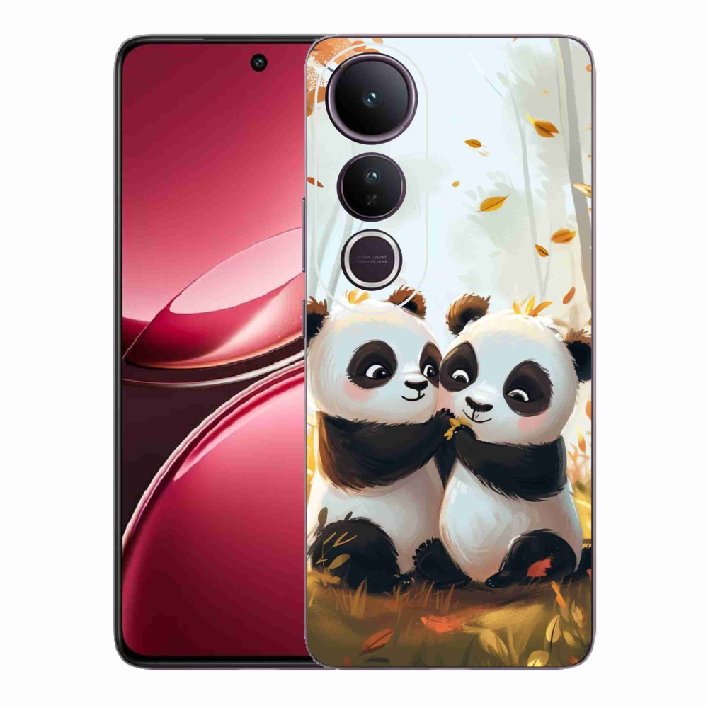 Gél borítás mmCase a Vivo V50 Lite 4G/5G készülékhez - pandák