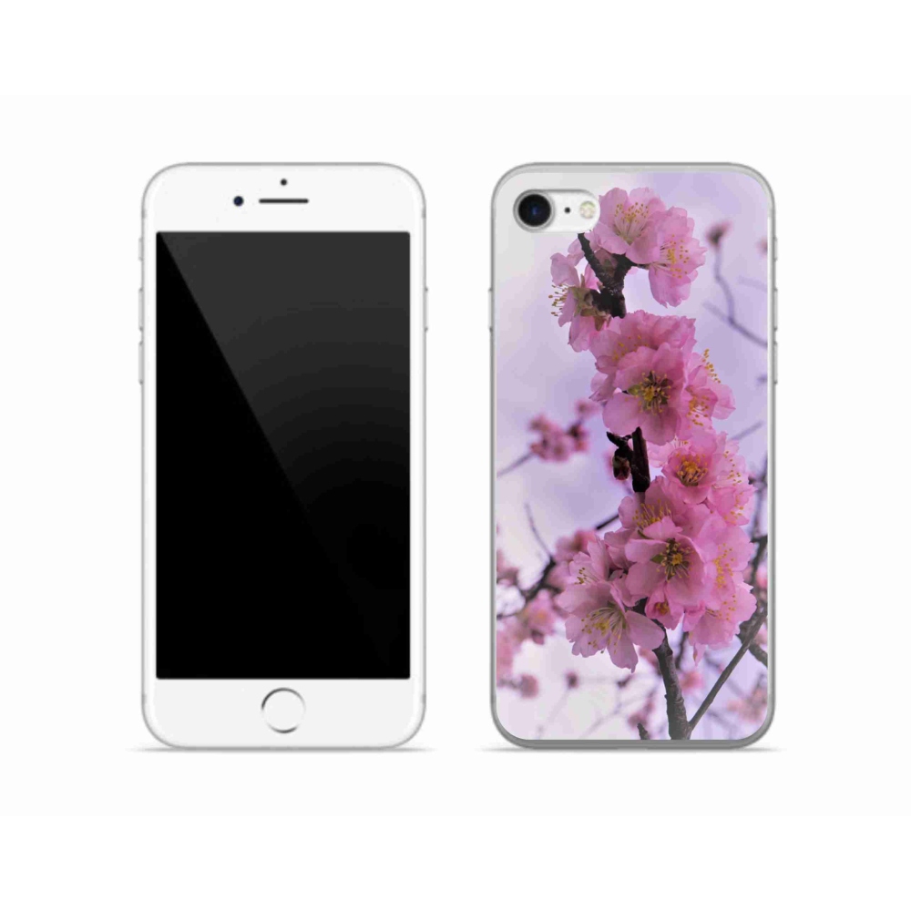 Zselés borítás mmCase iPhone SE (2022) - virágok 7