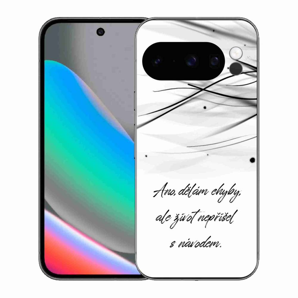 Gél borítás mmCase a Google Pixel 10 Pro számára - idézem fehér háttér