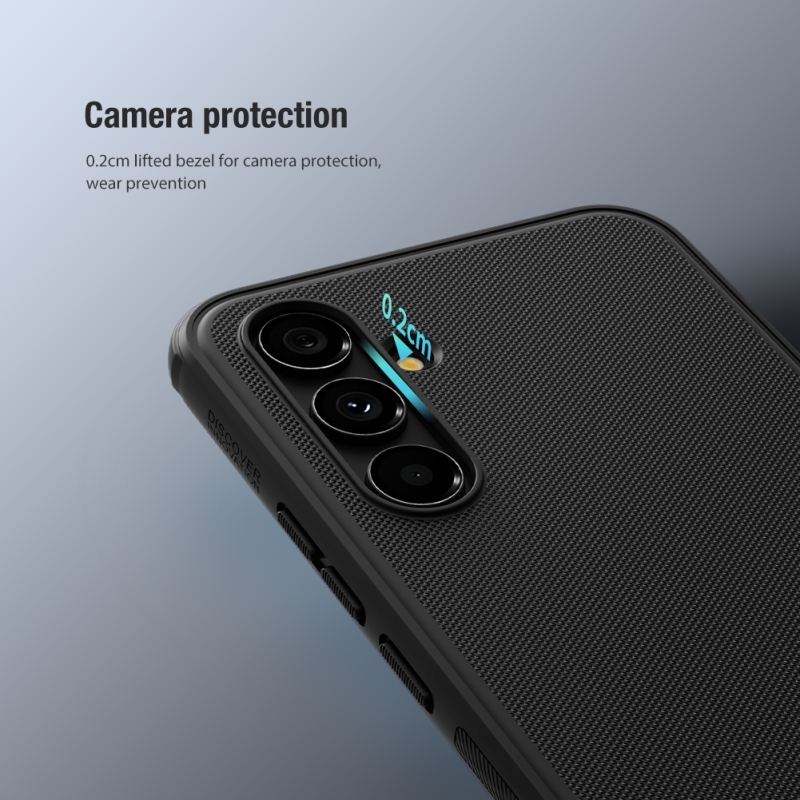Nillkin Super Frosted PRO hátlap a Samsung Galaxy A54 5G számára Fekete