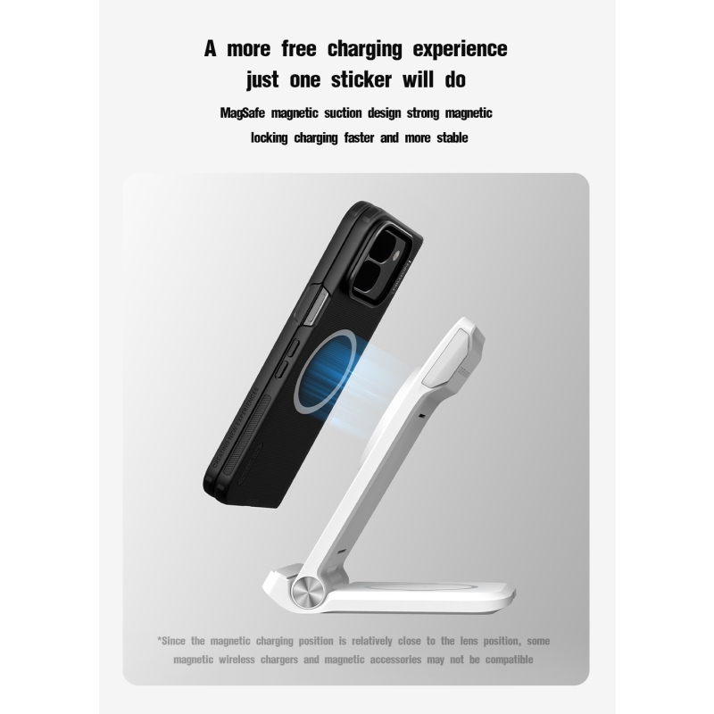 Nillkin Super Frosted Prop mágneses hátsó borító a Google Pixel 10 Pro Fold fekete