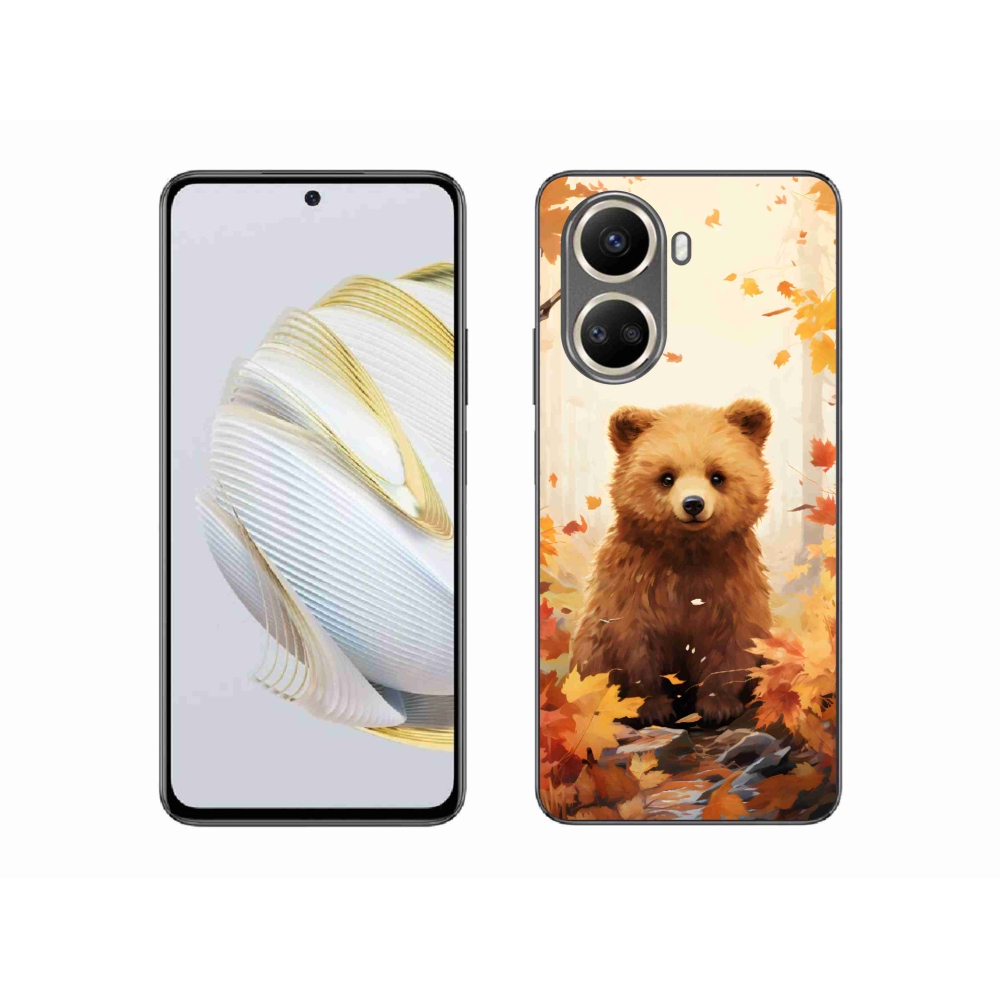 Zselés borítás mmCase a Huawei Nova 10 SE-hez - medve az erdőben