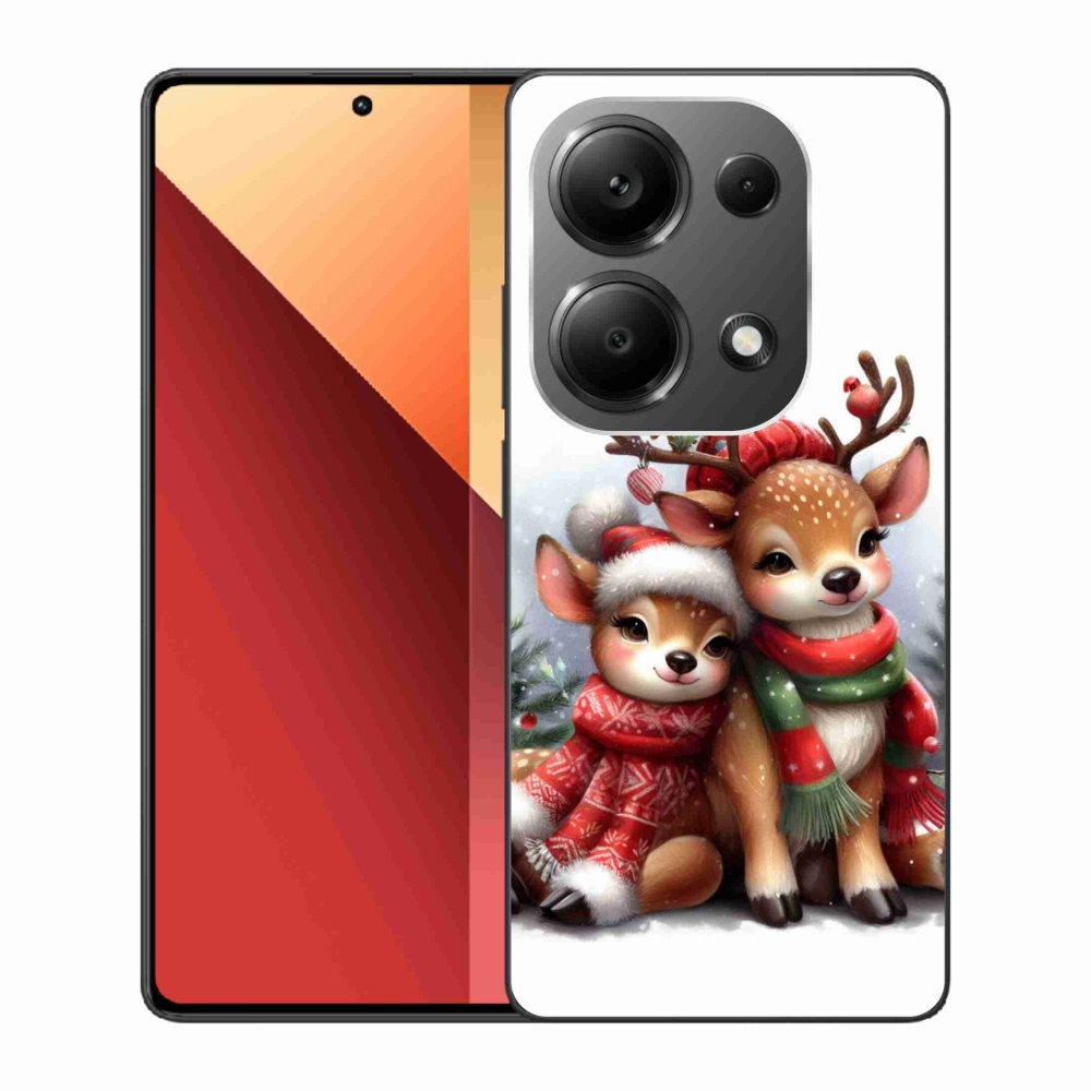 Gél borítás mmCase a Xiaomi Redmi Note 13 Pro 4G/Poco M6 Pro - karácsonyi rénszarvashoz