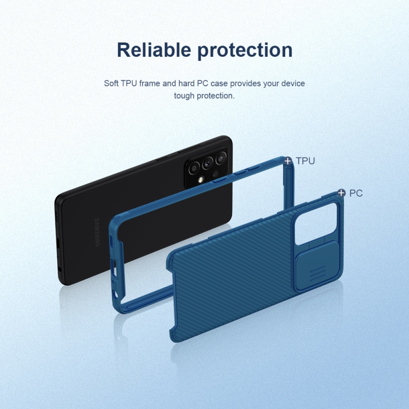 Nillkin CamShield PRO hátlap a Samsung Galaxy A52/A52 5G/A52s 5G számára Fekete