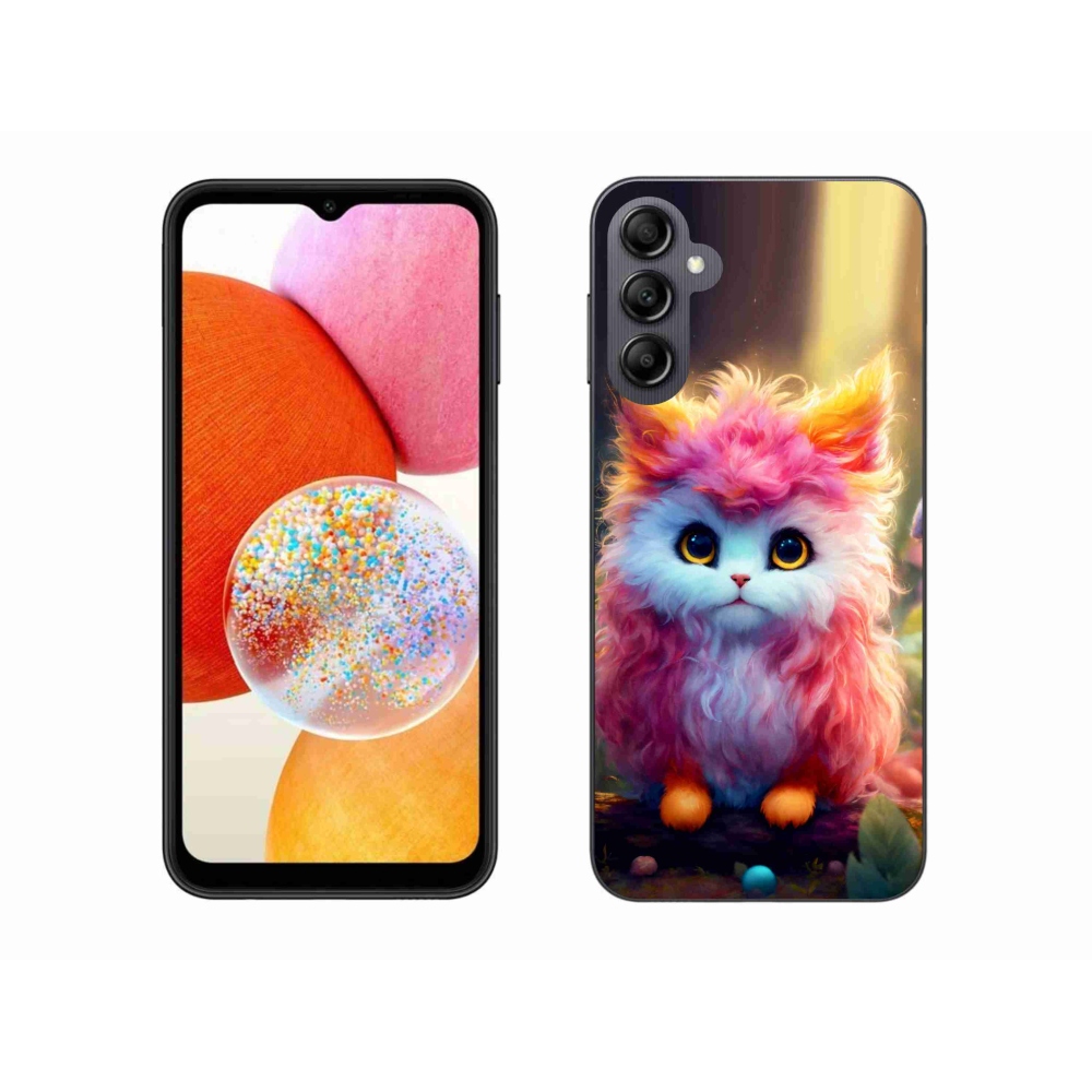 Gél borítás mmCase Samsung Galaxy A14 4G/5G - aranyos cica 5