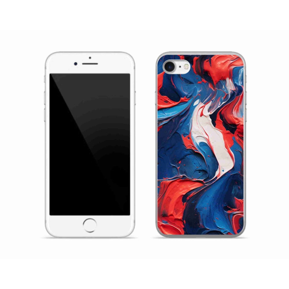Gél borítás mmCase iPhone SE (2020) - absztrakt motívum 7