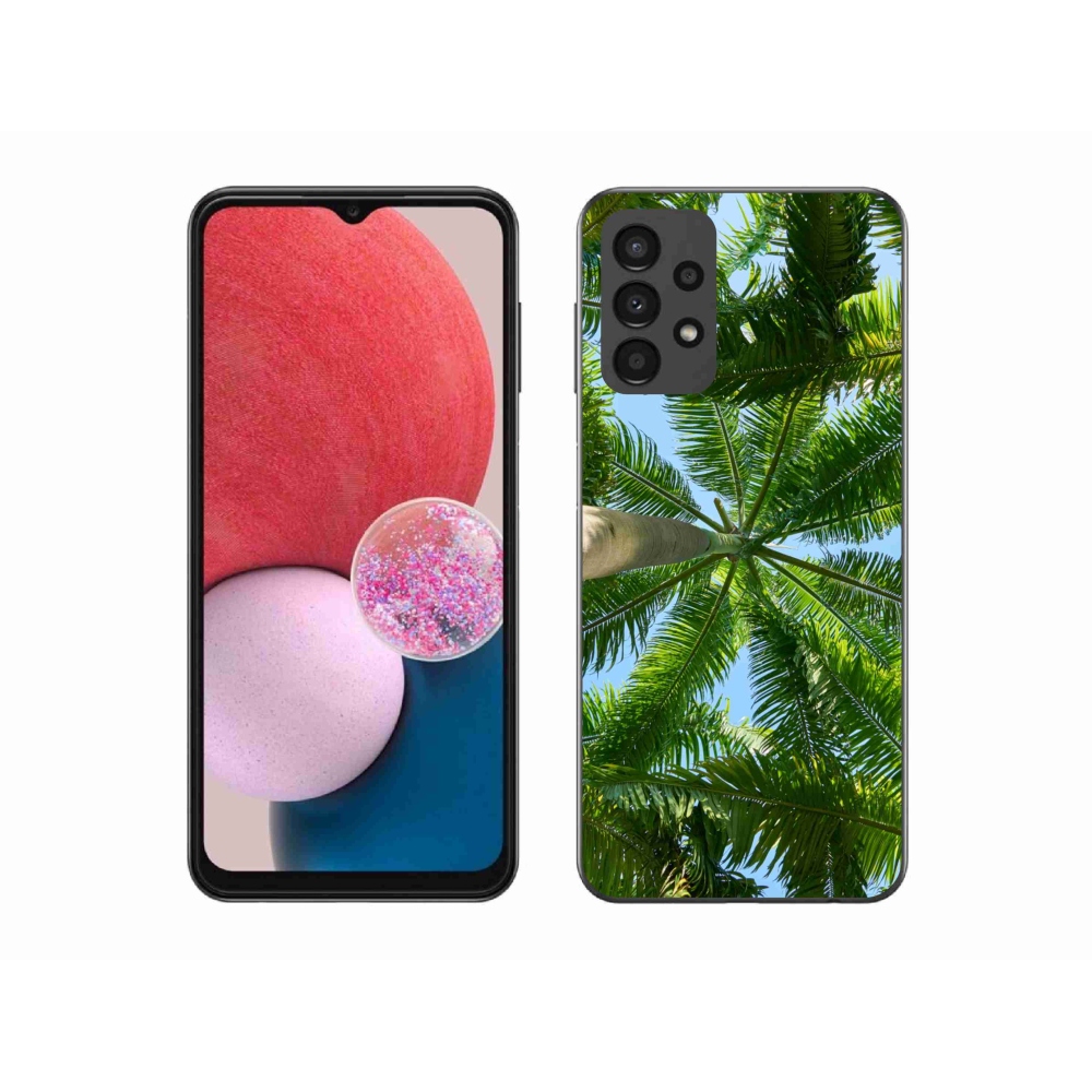 Gél borítás mmCase Samsung Galaxy A13 4G - pálmafa - Samsung Galaxy A13 4G - pálmafa