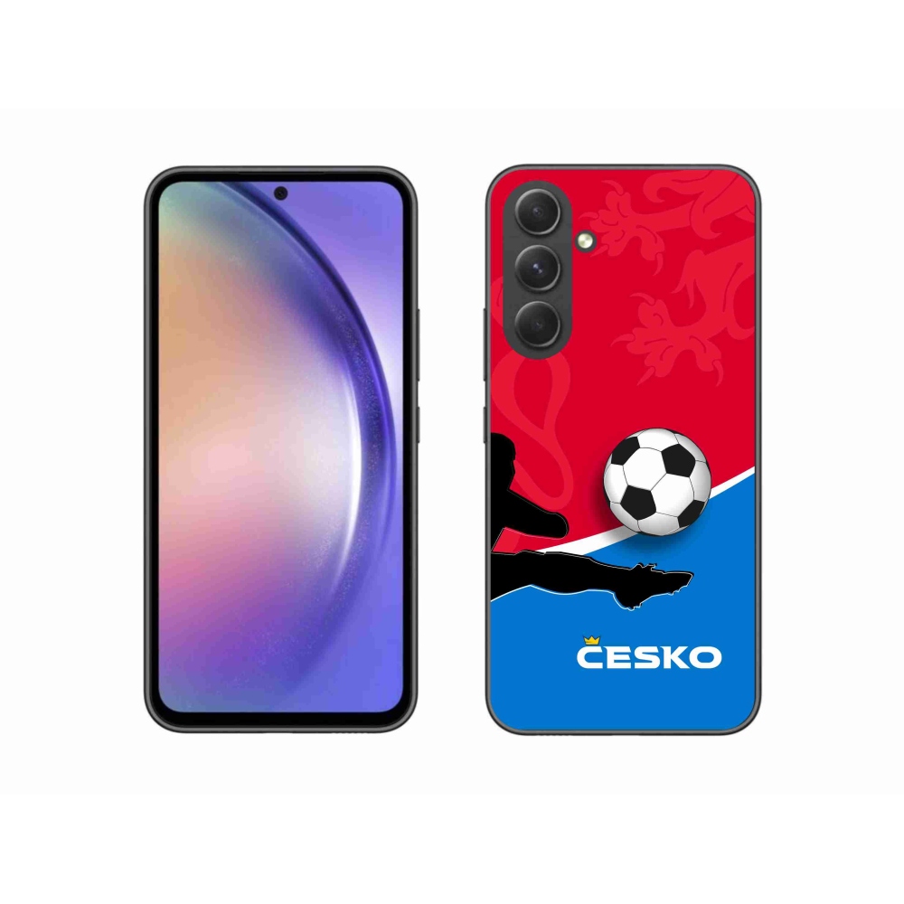 Gél borítás mmCase Samsung Galaxy A54 5G - futball Csehország 2