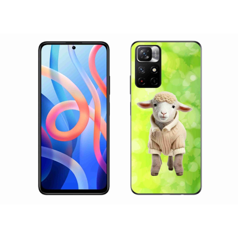 Gél borítás mmCase a Xiaomi Redmi Note 11S 5G-hez - bárány pulóverben