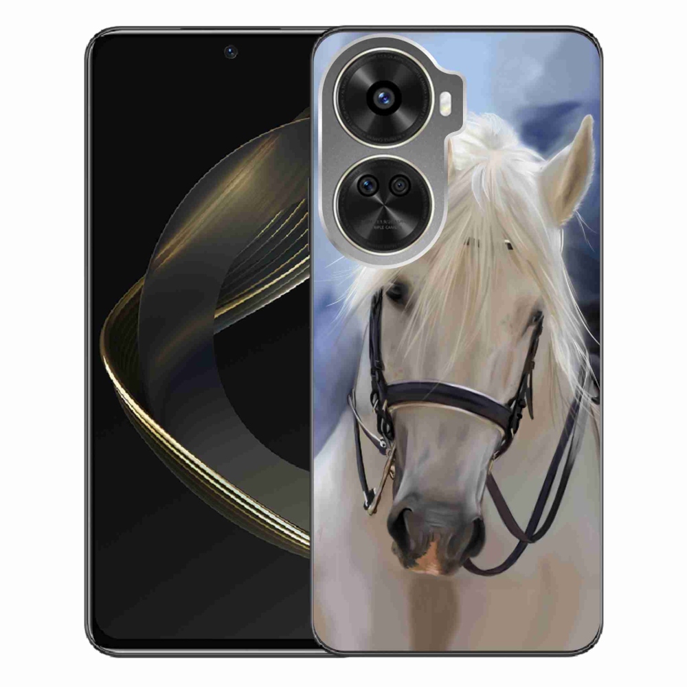 Gél borítás mmCase a Huawei Nova 12 SE-hez - fehér ló