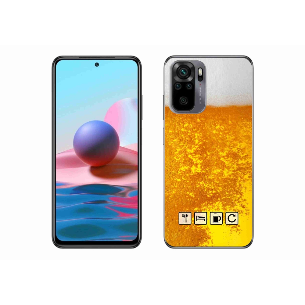Gél borítás mmCase a Xiaomi Redmi Note 10S számára - sör motívum 3