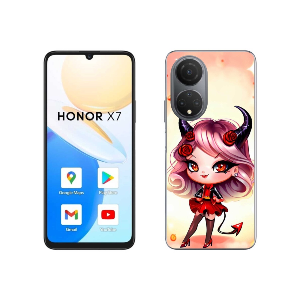 Gél borító mmCase a Honor X7-hez - rajzfilm ördög