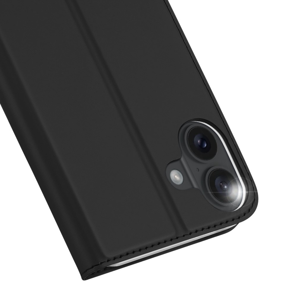 DUX könyvtáska iPhone 16-hoz - fekete
