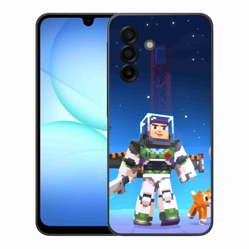 Gél borítás mmCase Samsung Galaxy A17 5G - minecraft 2